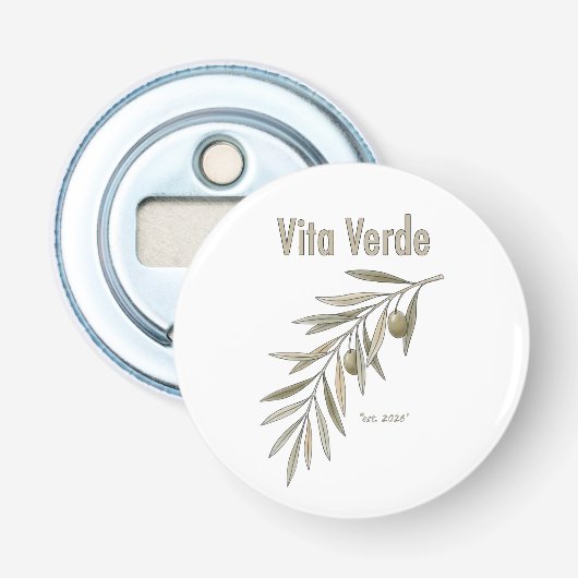 Décapsuleur Collection Vita Verde Blanc (Devant)