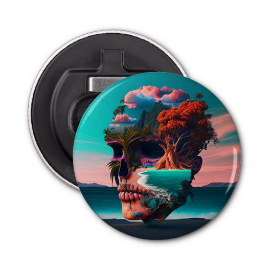 Décapsuleur Colored skull (Devant)