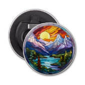 Décapsuleur Colorful Mountain Landscape Bottle Opener (Devant)