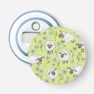 Décapsuleur Compter les moutons sur le vert de rosée miel