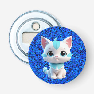 Décapsuleur Conception 3D de dessin animé de chaton mignon-380