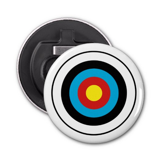 Décapsuleur Conception cible Bullseye (Devant)