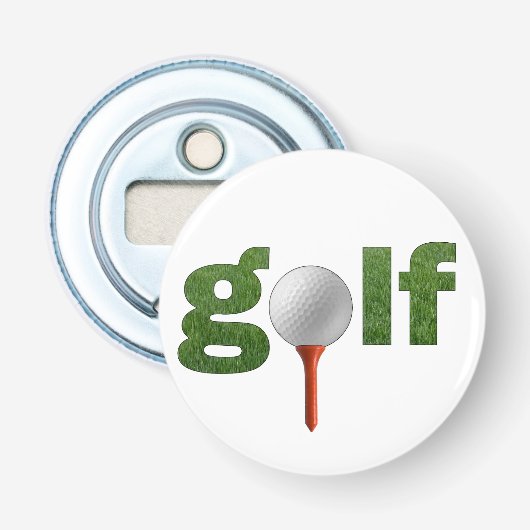 Décapsuleur Conception de sports de golf d'amusement (Devant)