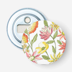 Décapsuleur Conception florale de jardin avec l'arrière - plan