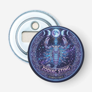 Décapsuleur Conception graphique céleste du zodiaque Scorpion