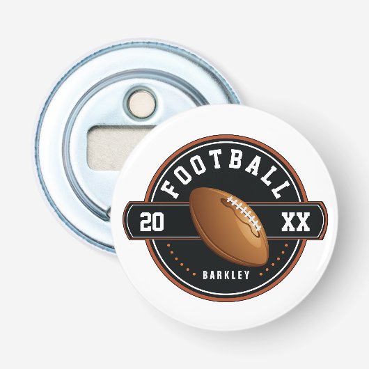 Décapsuleur Conception personnalisée du football (Devant)