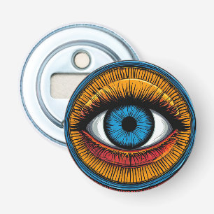 Décapsuleur Conception vibrante de l'œil du mal artistique