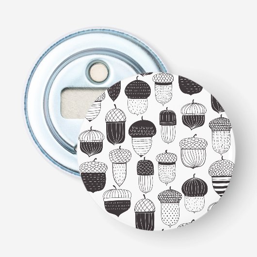 Décapsuleur Conflit de Doodle motif d'automne (Devant)