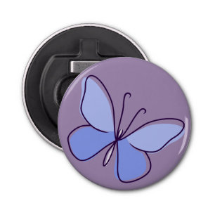 Décapsuleur Cool Périwinkle violet-bleu papillon Doodle