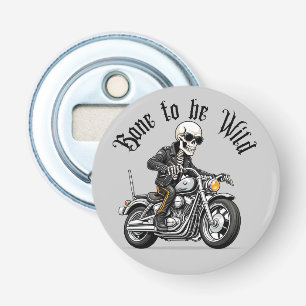 Décapsuleur Cool Skeleton Bone to be Wild Riding a Motorcycle