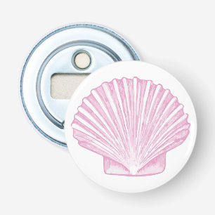 Décapsuleur Coquille Saint-Jacques Rose Côtière