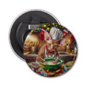 Décapsuleur Cornish Rex Gîtes : Noël festif (Devant)