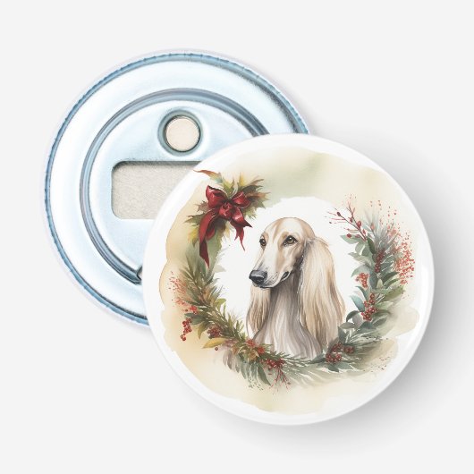 Décapsuleur Coupe de la fête de la couronne de Noël afghane (Devant)