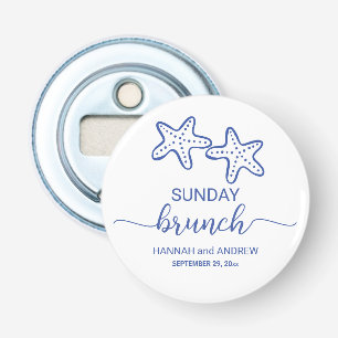 Décapsuleur Couple d'étoiles de mer favori du brunch du dimanc