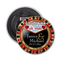 Couple mariage Las Vegas - Rouge