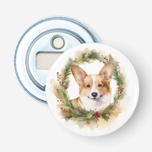 Décapsuleur Couronne de Noël Corgi Chien de fête