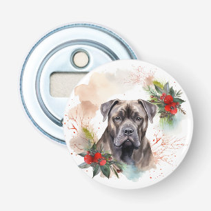 Décapsuleur Couronne de Noël festive de Cane Corso