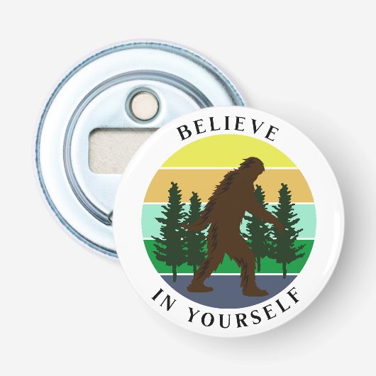 Décapsuleur Crois en toi-même | Vintage Sunset Bigfoot (Devant)