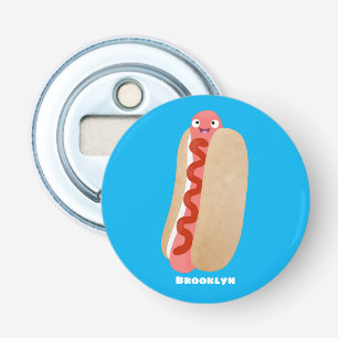 Décapsuleur Curieux hot dog Weiner dessin animé