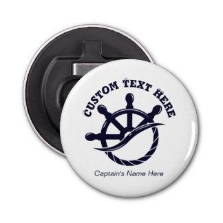 Décapsuleur Custom Captain Boat Nautical Gift