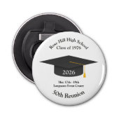 Décapsuleur Custom Grad Cap Reunion Keepsake Bottle Opener (Devant)
