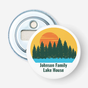 Décapsuleur Custom Lake House Voyage en famille Coucher de sol