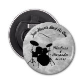 Décapsuleur Custom Name Rock & Roll Drummer Wedding Drum Kit (Devant)