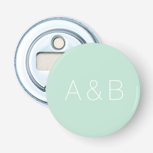 Décapsuleur Customiser personnaliser les initiales monogramme  (Devant)