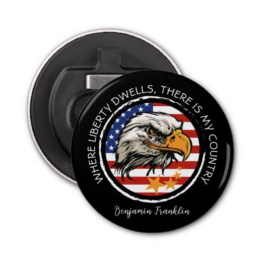 Décapsuleur Customisez votre modèle American Eagle (Devant)