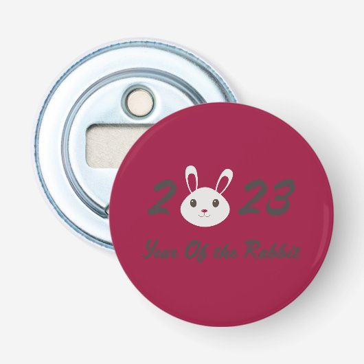 Décapsuleur Cute 2023 Année du lapin (Devant)