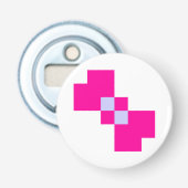 Décapsuleur Cute 8 bits Pixel Bow (Devant)