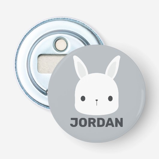 Décapsuleur Cute Little Bunny Rabbit with Personalized (Devant)
