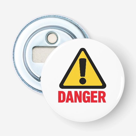 Décapsuleur DANGER – Conception de Panneau d'Avertissement (Devant)