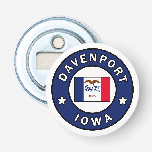Décapsuleur Davenport Iowa (Devant)