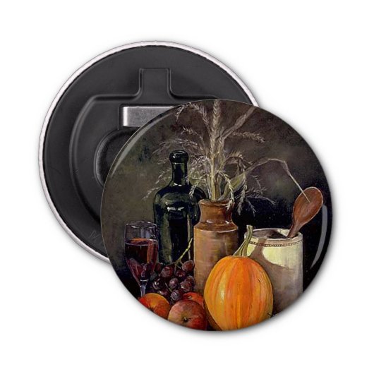 Décapsuleur Décorations d'automne sur table, Citrouille, Fruit (Devant)