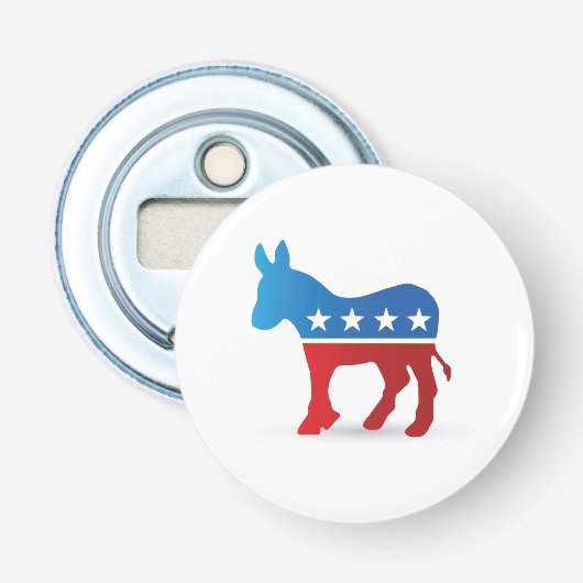 Décapsuleur Démocrates Donkey Button Bottle Opener (Devant)