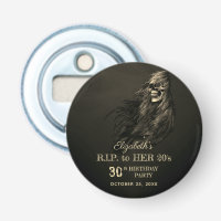 Déplaisante crâne de cheveux RIP à sa fête d'anniv