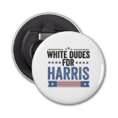 Décapsuleur Des Mecs Blancs Pour Harris Appuient Le Président (Devant)