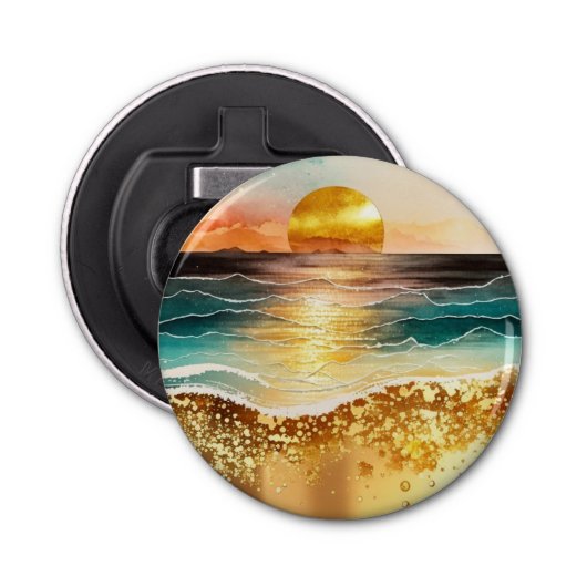 Décapsuleur Design de la gamme Watercolor Beach 3 (Devant)