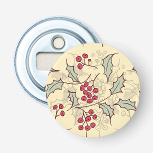 Décapsuleur Design motif Holly berry