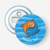 Décapsuleur Dessin animé de poissons Yin Yang (Devant)