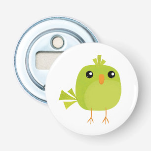 Décapsuleur Dessin animé d'oiseau vert