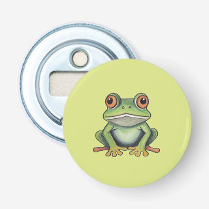 Décapsuleur Dessin de grenouille au crayon de couleur