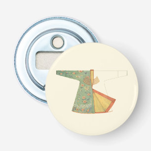 Décapsuleur Dessin de kimono demi-fini