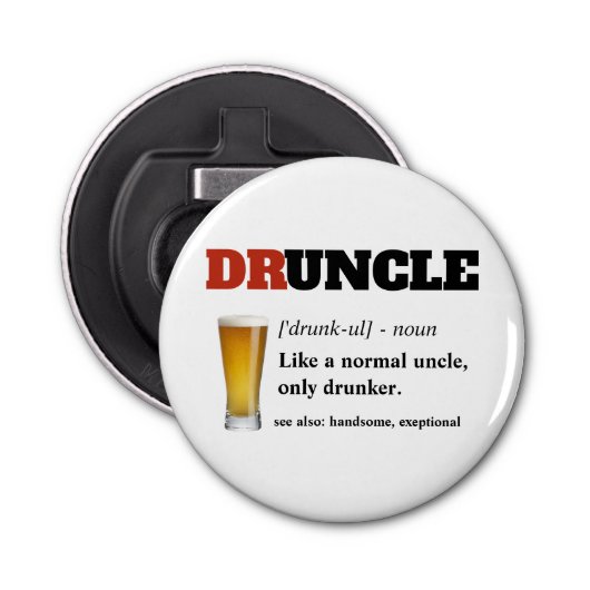 Décapsuleur Dire drôle - Drunny Funny Uncl (Devant)