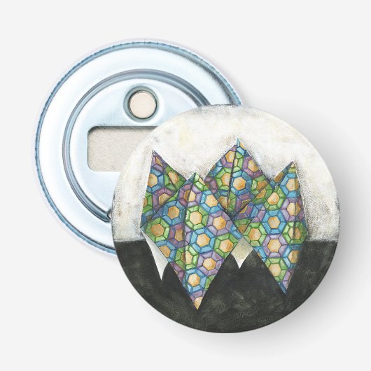 Décapsuleur Diseur de bonne aventure d'origami sur le papier (Devant)