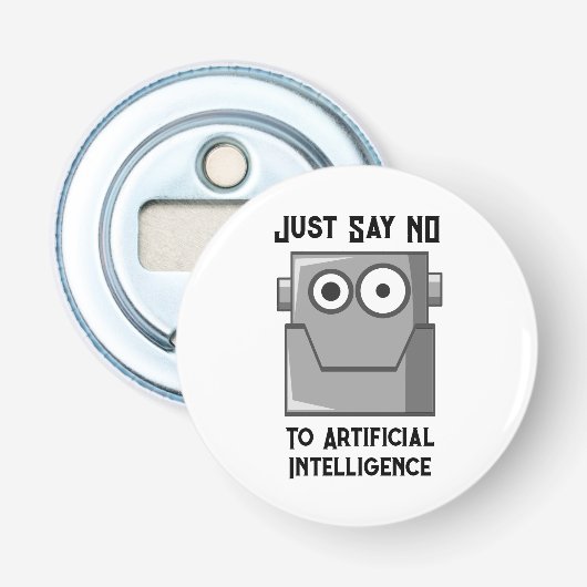 Décapsuleur Disons Non à l'Intelligence Artificielle (Devant)