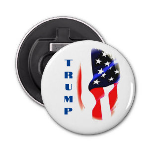 Décapsuleur Donald Trump American Flag Pop Art