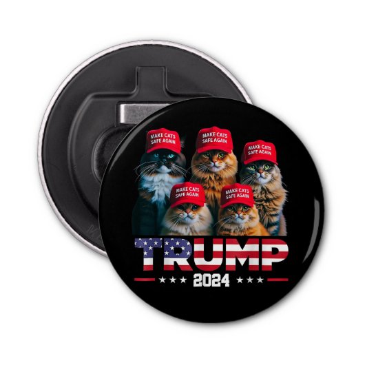 Décapsuleur Donald Trump sécurise à nouveau les chats Casquett (Devant)