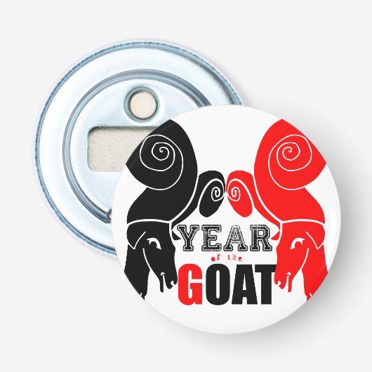 Décapsuleur Double Odd Chèvre Chinois Année Zodiac Bouteille O (Devant)